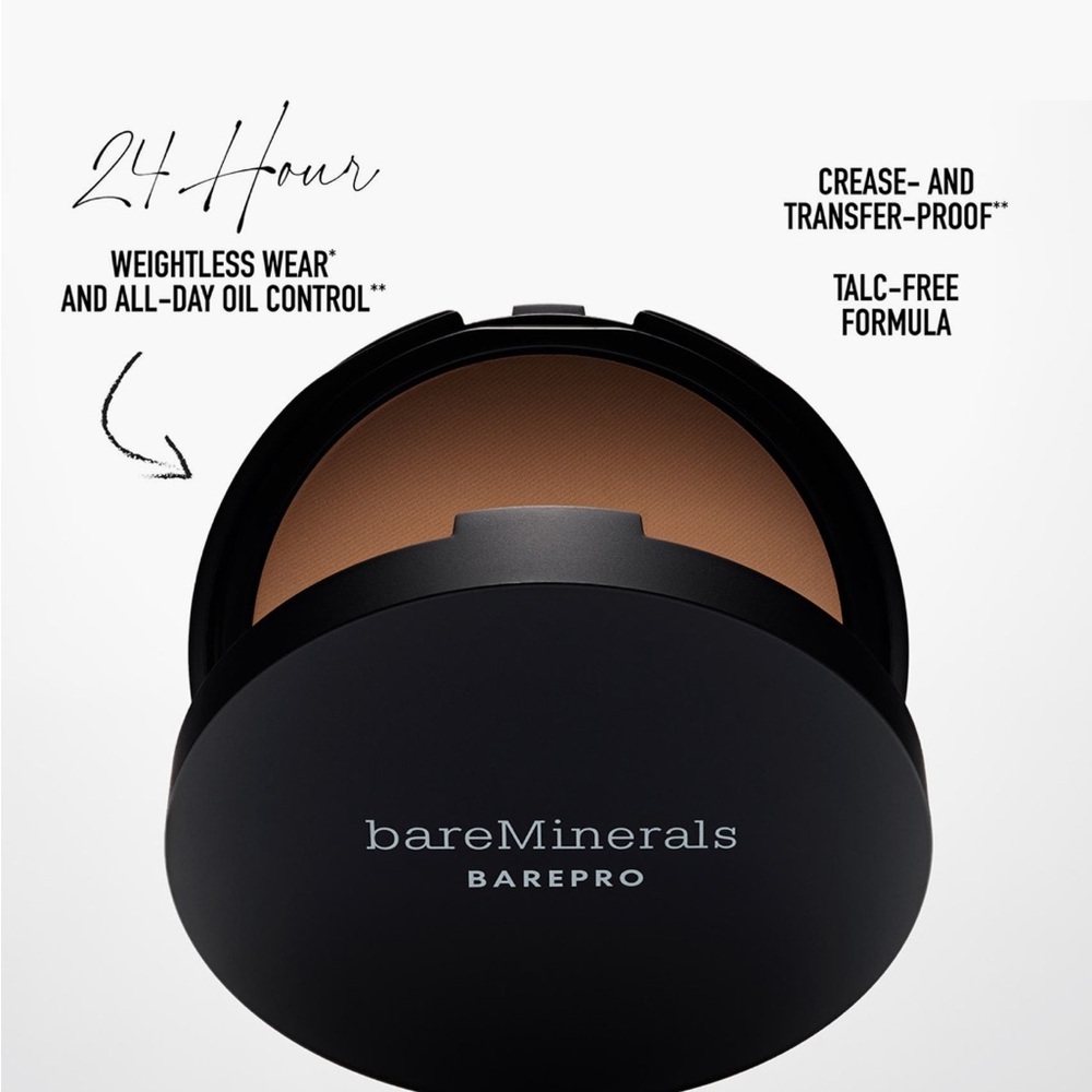 bareMinerals 24HR Skin Perfecting Talc Free Powder Foundation Deep 50 Cool - Picture 2 of 9